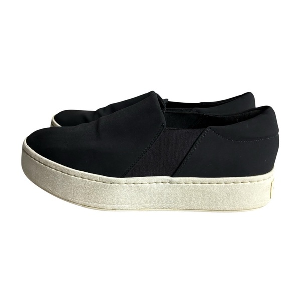 Vince Platform Slip on Women’s Sneakers Black Size 8.5 Minimalist Casual - Picture 2 of 12